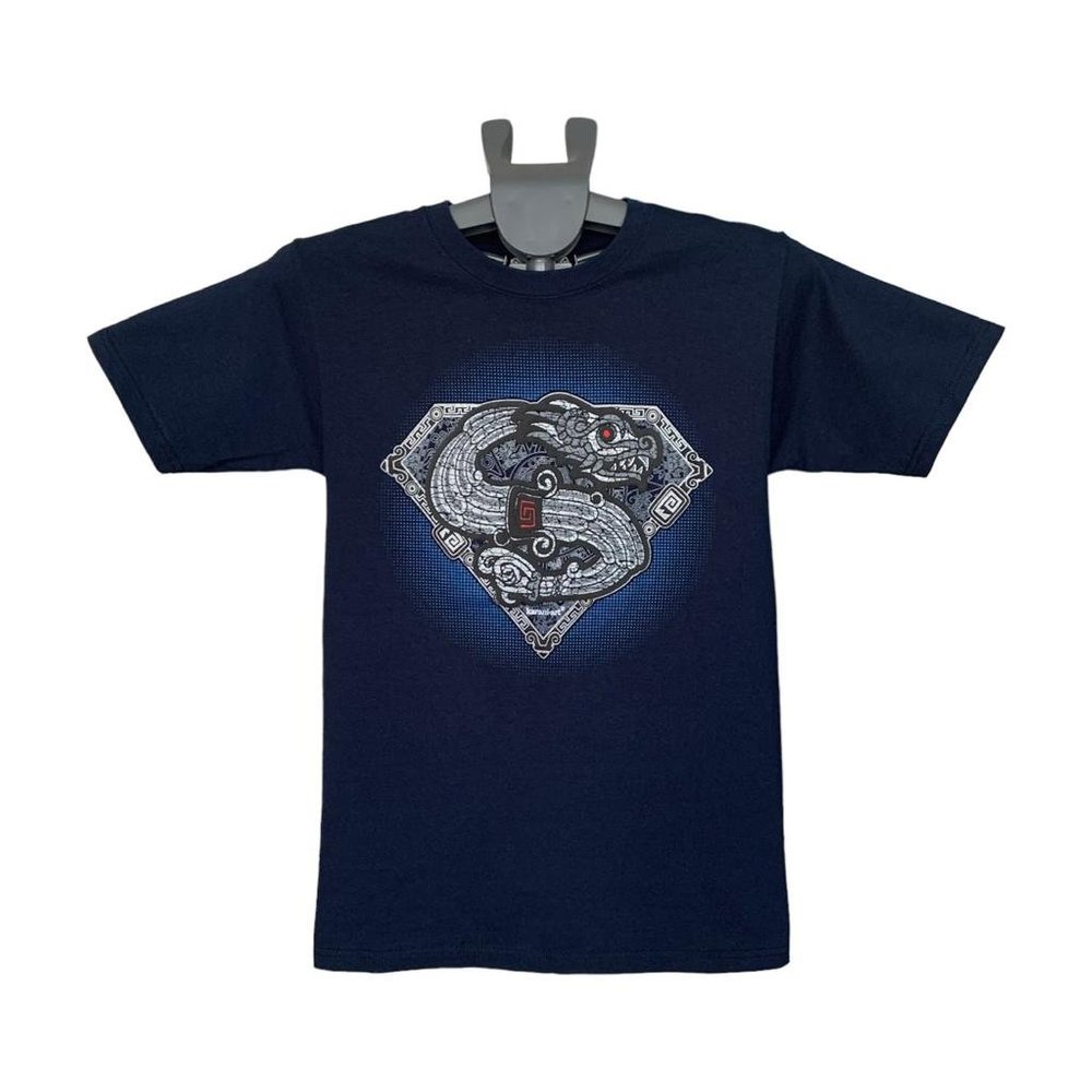 NWOT Graphic Cotton T-Shirt | Size S | Navy